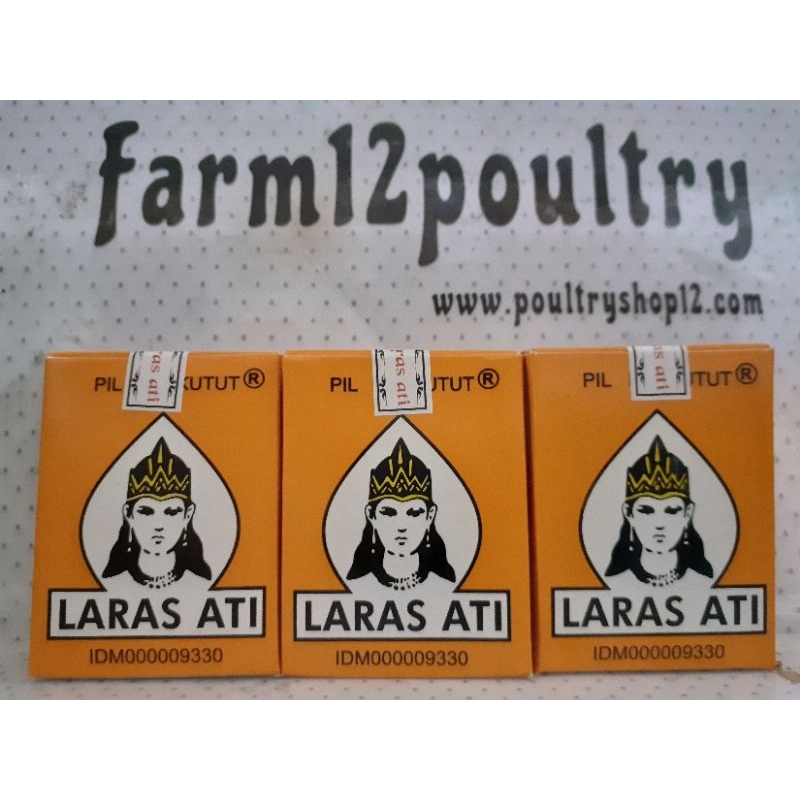 LARAS ATI PIL PERKUTUT OBAT BURUNG PERKUTUT MENGOBATI BURUNG STRES DAN PENYAKIT LAINNYA