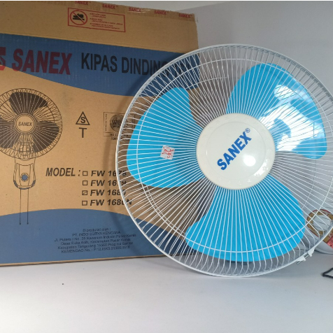 GOJEK INSTAN KIPAS ANGIN DINDING FW 1680 WALFAN SANEX DINDING 16" SANEX DINDING 16INCH