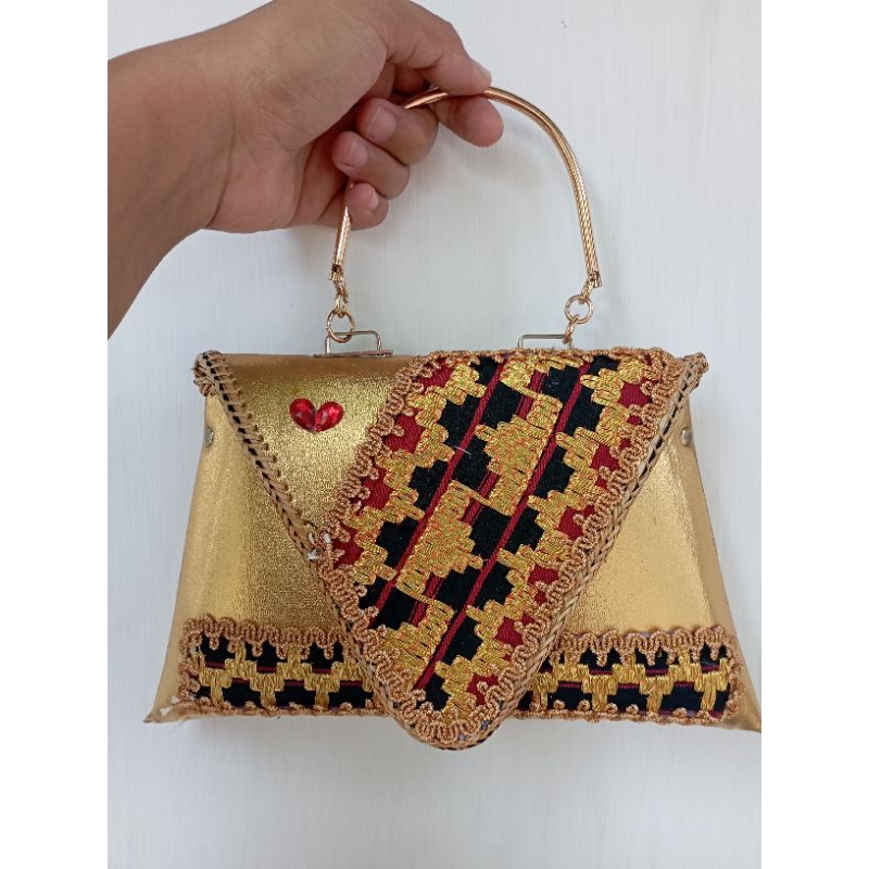 (bisa cod) tas tapis lampung asli oleh oleh khas lampung