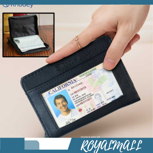 Dompet Kartu Kulit 18 Slot / Dompet Khusus Tempat Kartu Atm Ktp Sim Id Card Nama Uang Sim Stnk Toll 