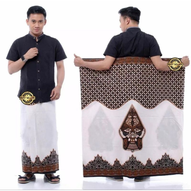 Sarung Batik motif wayang kulit // Sarung batik dewasa // Sarung
