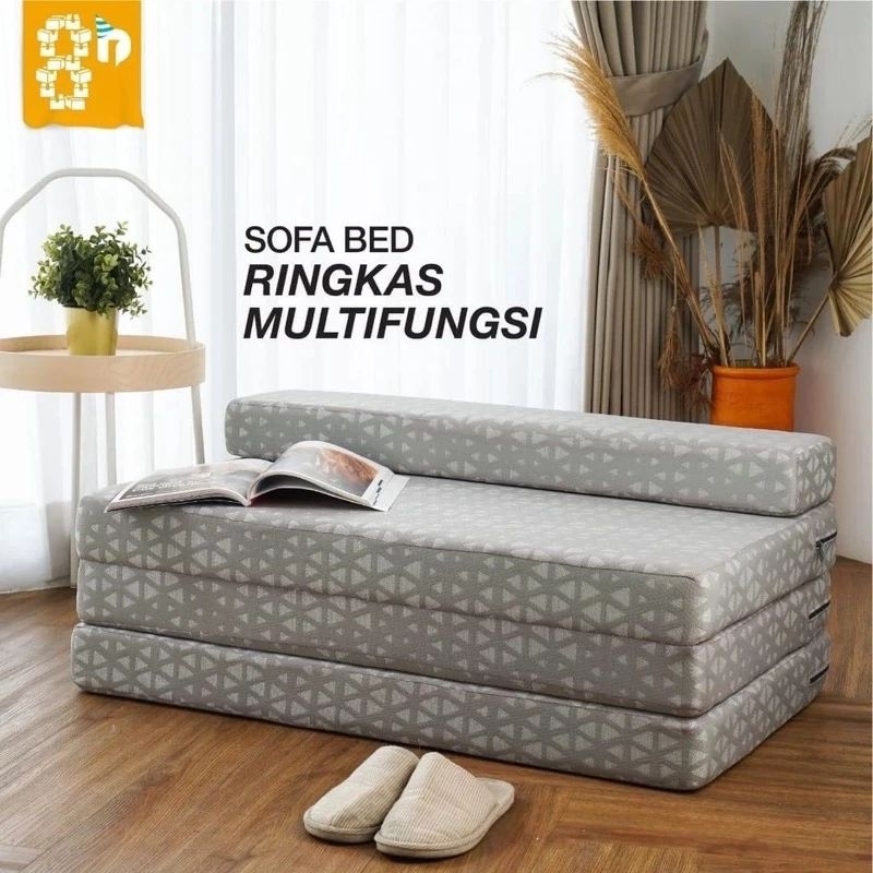 Sofa Bed In The Box Kasur Lipat Busa Density 200×100×10 cm