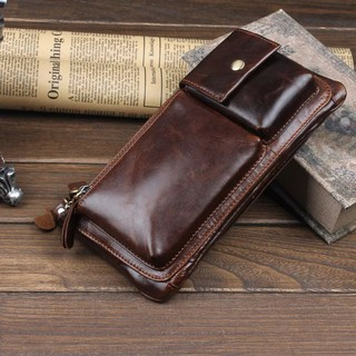 Waistbag Pria Kulit Sapi Asli Original - Tas Sling Bag Pria Asli Kulit