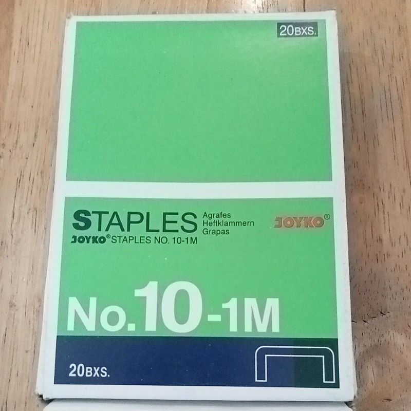 

isi staples no. 10 merek Joyko 1 pak