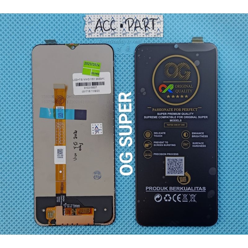 LCD VIVO Y51A/Y53S /Y51 2020 ORI BLACK