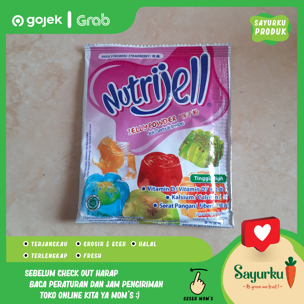 

NUTRIJELL Stroberi 15g