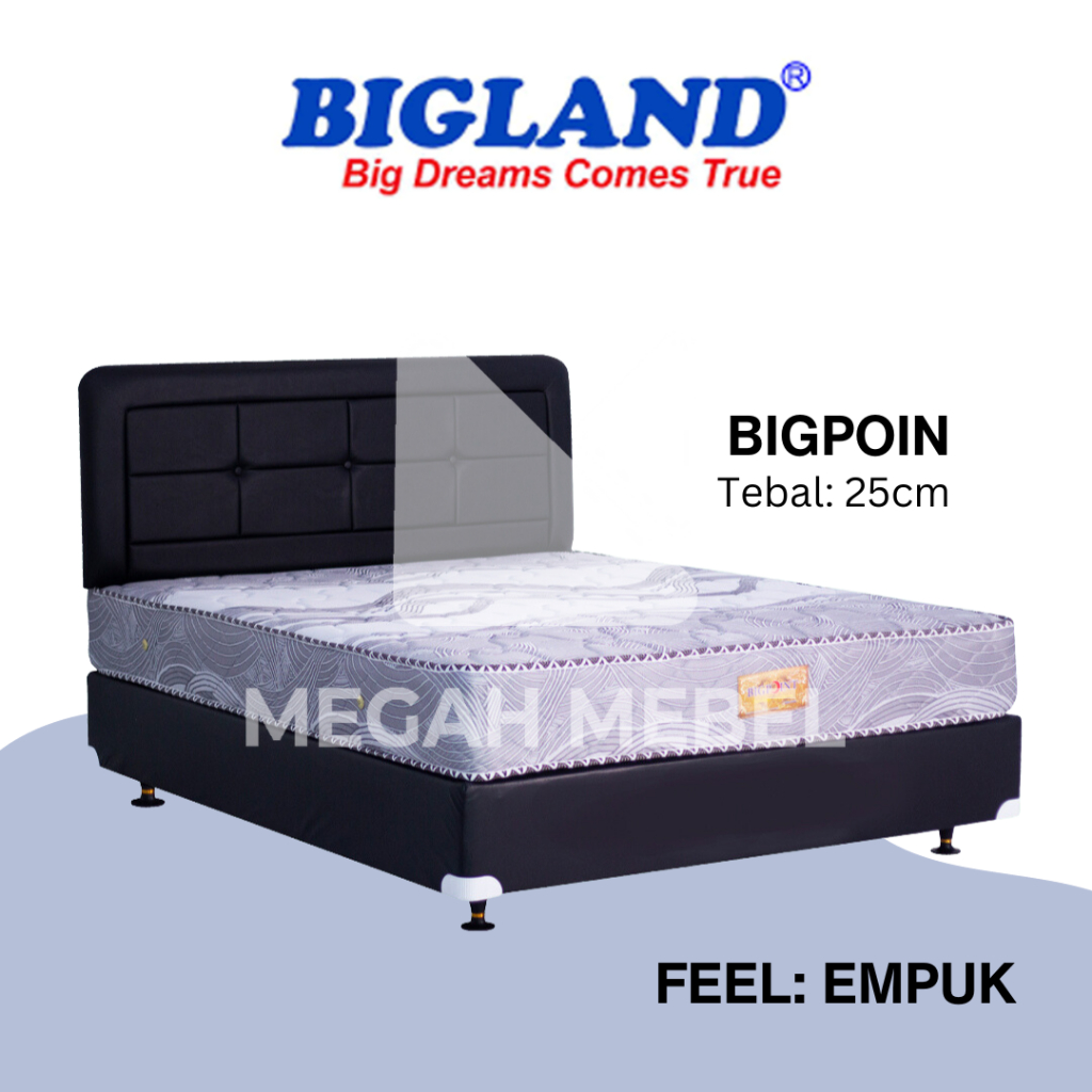 Bigpoint Spring Bed by Bigland Kasur Saja Full Set