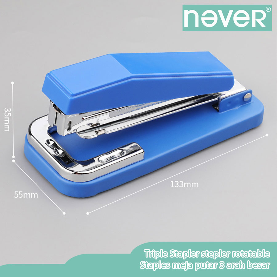 

Rotary Stapler Staples Putar 3 Arah / Steples Buku Sekolah