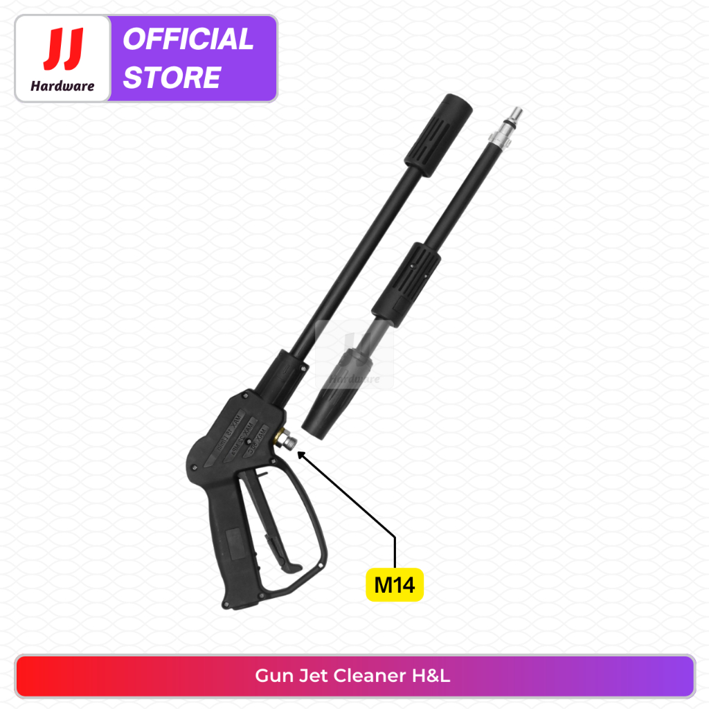 H&L Gun Jet Cleaner VGS 70 / VBB 70 Set Gun Stick Mesin Steam