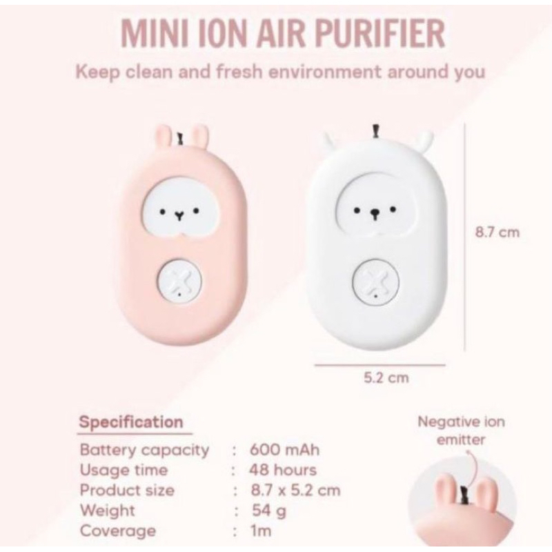 MINI ION AIR PURIFIER