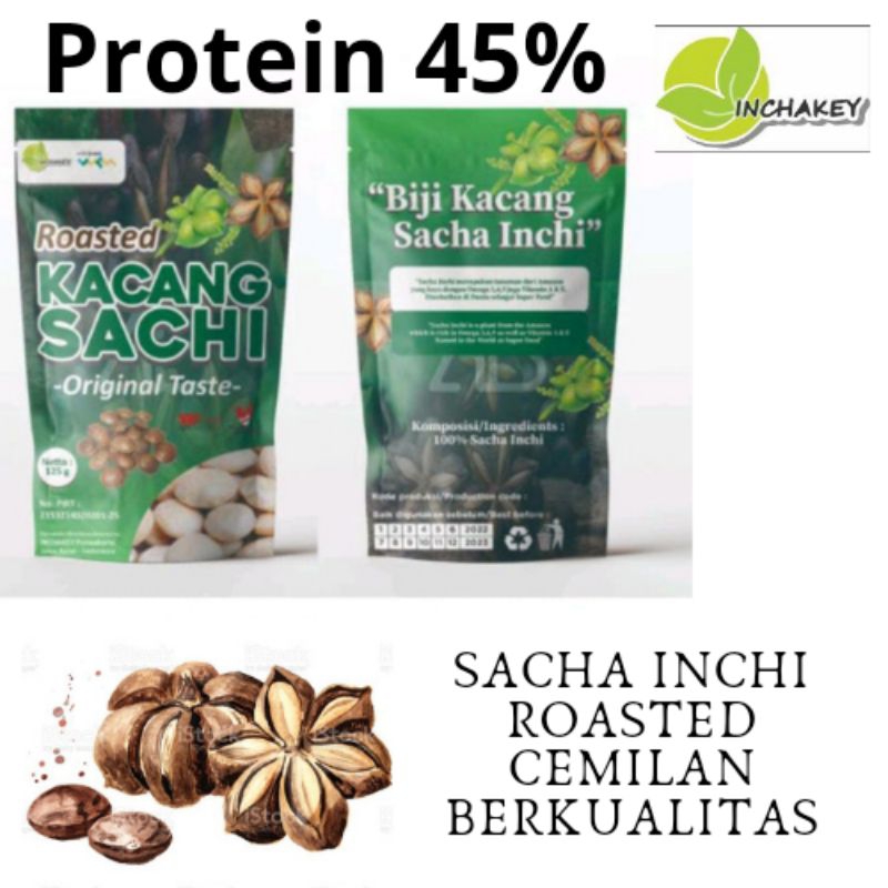 

Sacha Inchi Roasted/ sangrai cemilan sehat omega 3 snack protein tinggi.