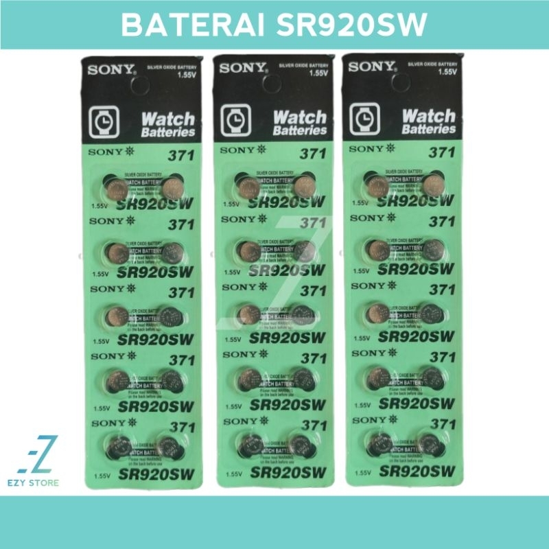 Baterai Jam Tangan Sony SR920SW 371 Batrai SR920