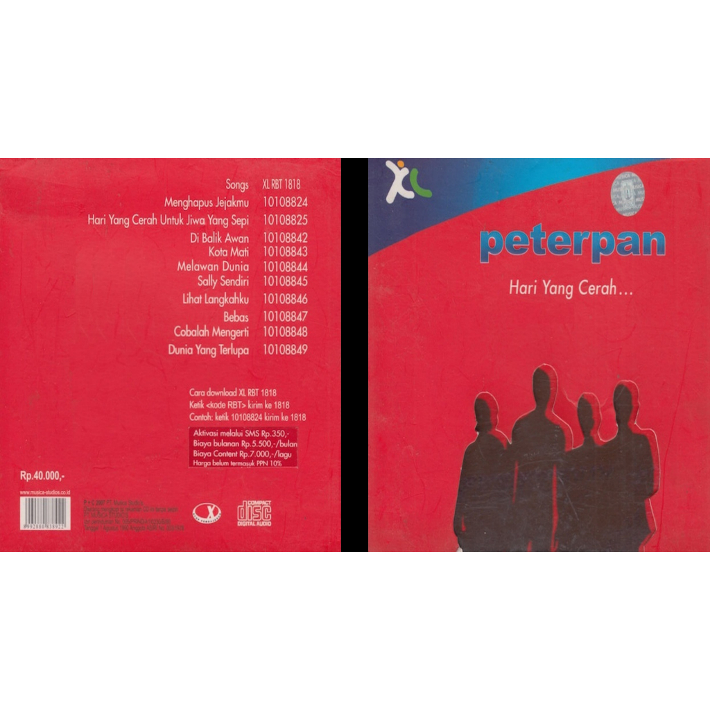 cd peterpan album hari yang cerah 2007