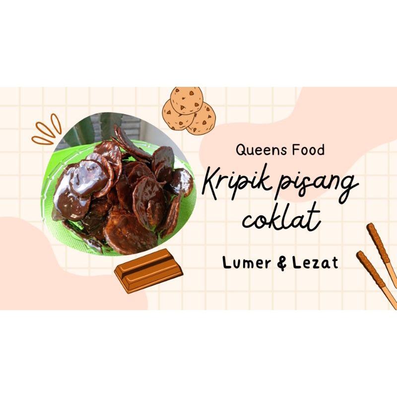 

[REDY STOK] Kripik Pisang Coklat Lumer
