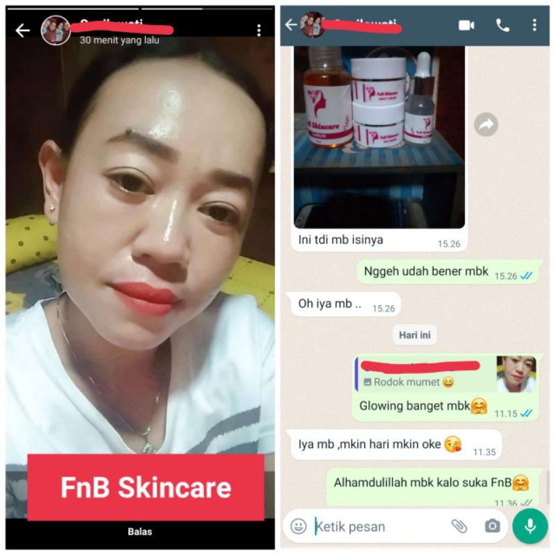 cream pemutih Fnb skincare