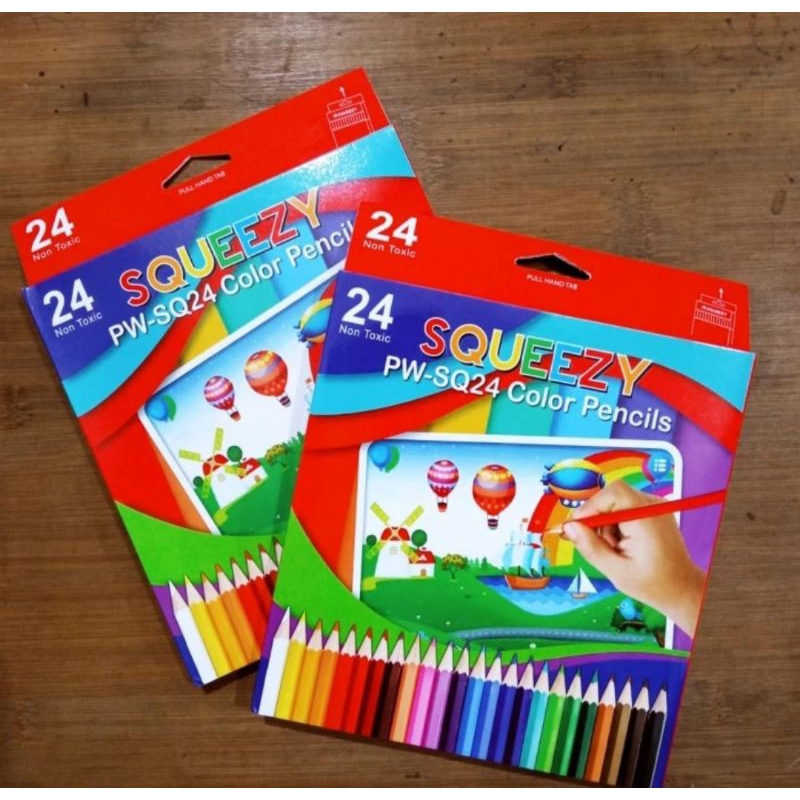 

PENSIL WARNA PANJANG SQUEEZE 24 WARNA