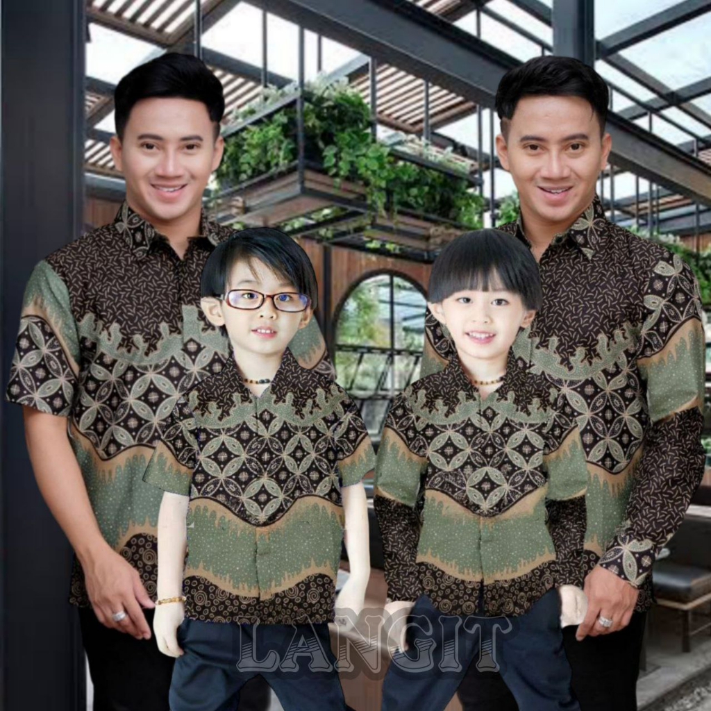 SAGE GREEN.TERBARU BATIK PRIA WARNA HIJAU SAGE GREEN TERBARU MOTIF KAWUNG SAGE LENGAN PANJANG DAN LE