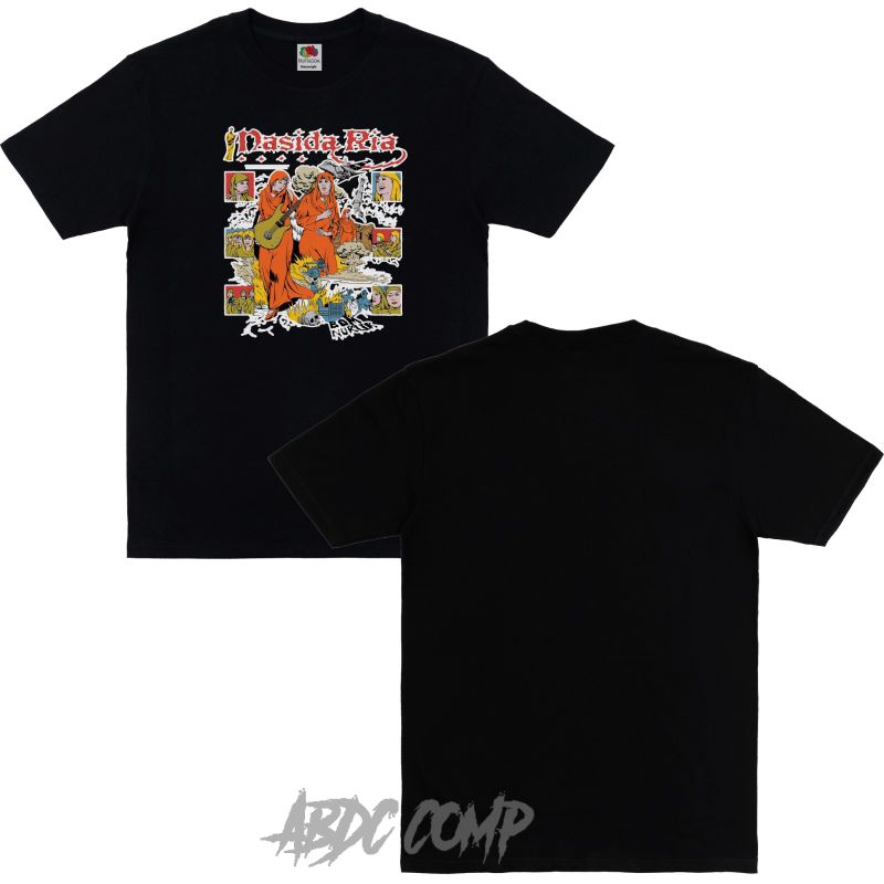 Nasida ria Bom nuklir / Tshirt black pria & wanita