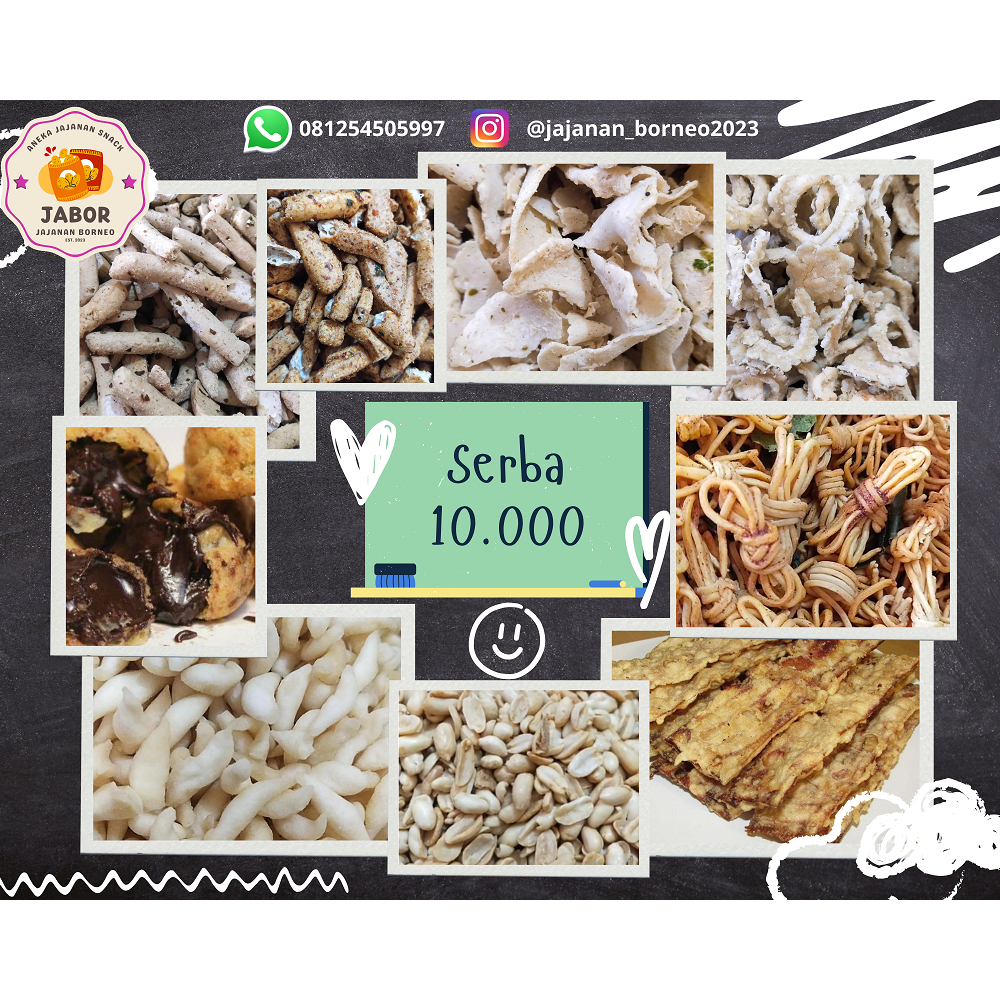 

Aneka Jajanan / Snack Makanan Ringan Serba 10000