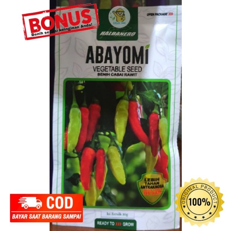 Benih Cabai Rawit Abayomi 30 gram