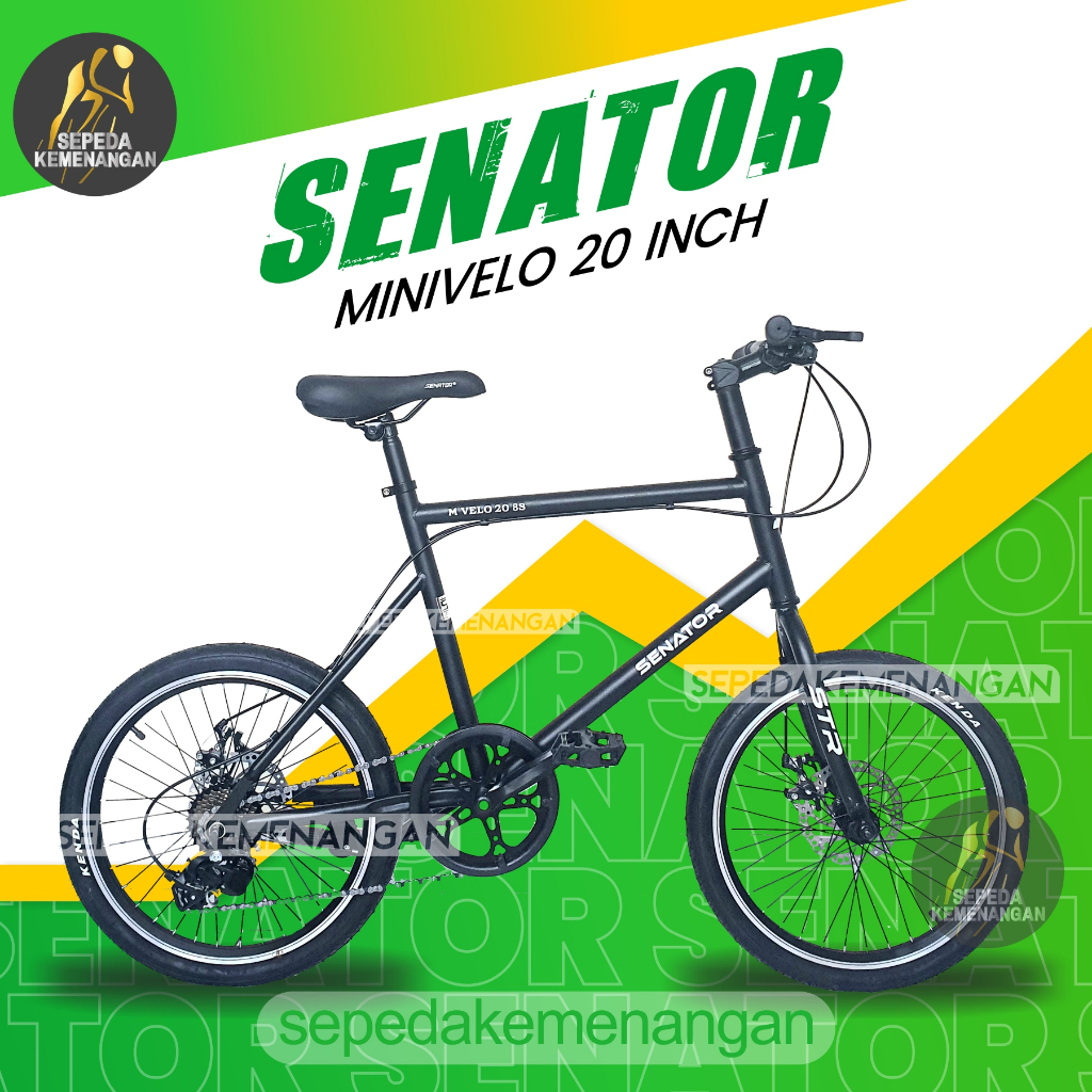 SEPEDA MINIVELO SENATOR 8 SPEED