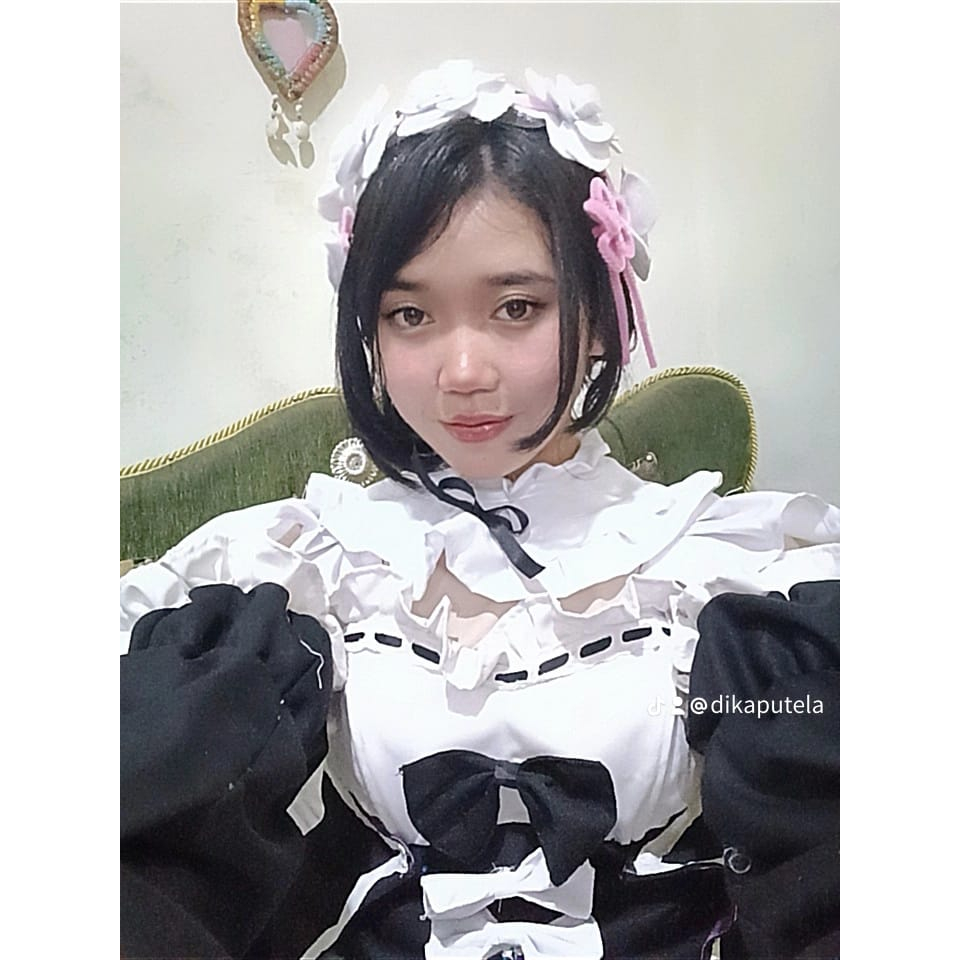 Costume COSPLAY REM dan RAM re zero// kostum re zero