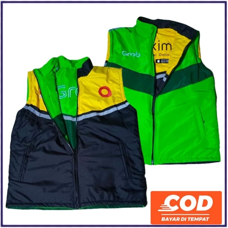 Rompi Maxim Bolak Balik Hijau Terbaru Driver Motor