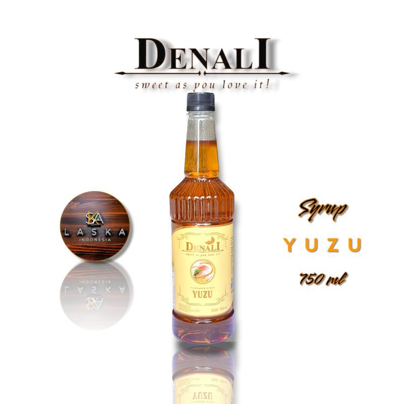 

Denali Yuzu Syrup 750 ml - Yuzu sirup merk denali-syrup premium ala cafe