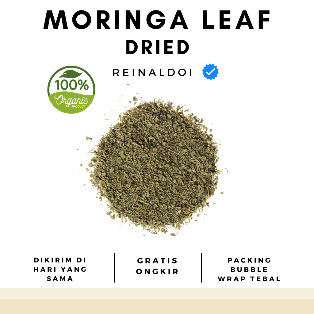 

Daun Kelor Kering Moringa Rempah 100 GR
