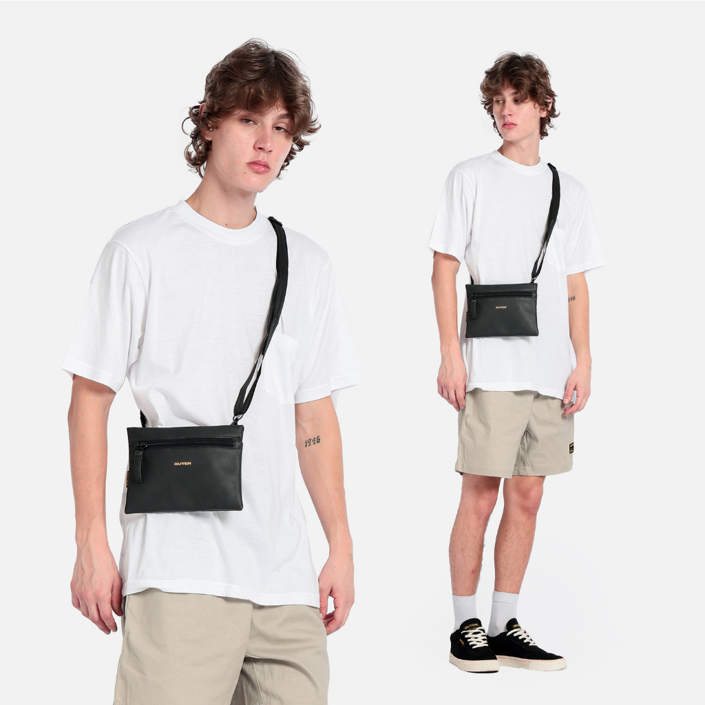 Guten Inc - Tas Selempang Pria Ford Black Slingbag