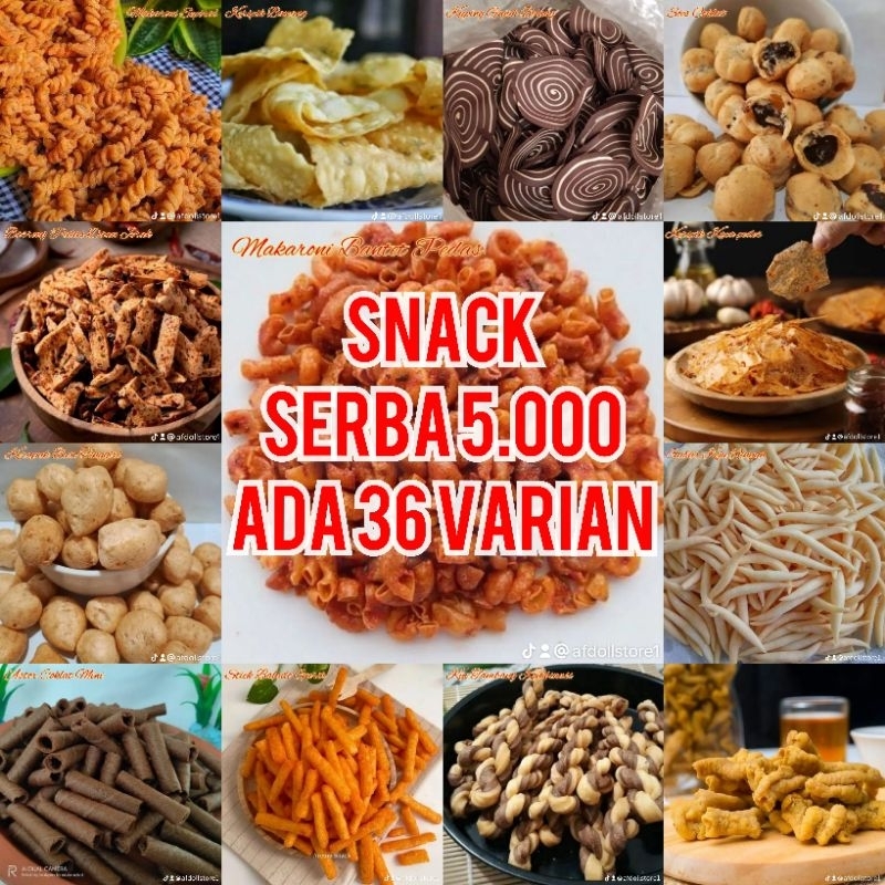 

SNACK CEMILAN KILOAN JAJANAN SERBA 5.000