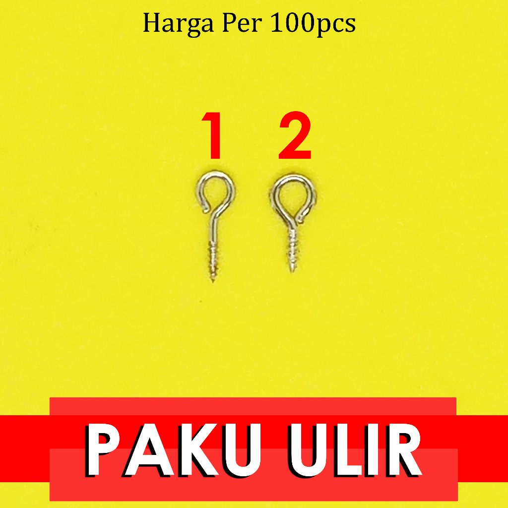 Paku Ulir Kecil 1cm - Sekrup isi 100pcs