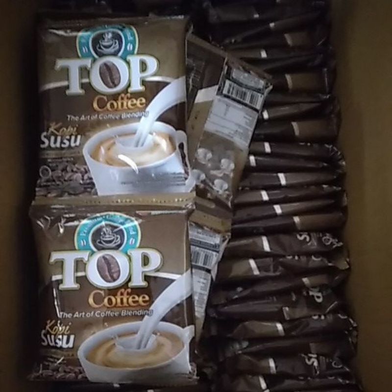 

Top Coffee kopi susu 31g × 12 sachet top susu kopi top susu