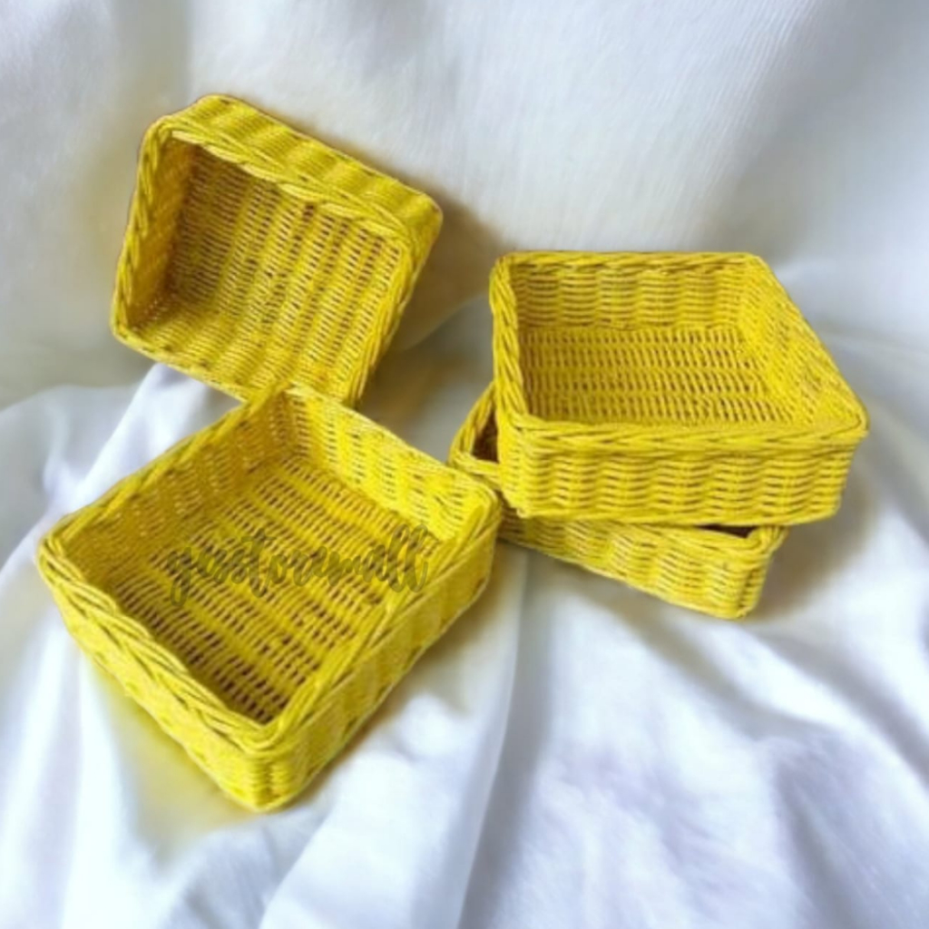 keranjang nampan rotan besar wadah aqua snack makanan tempat hantaran seserahan pernikahan