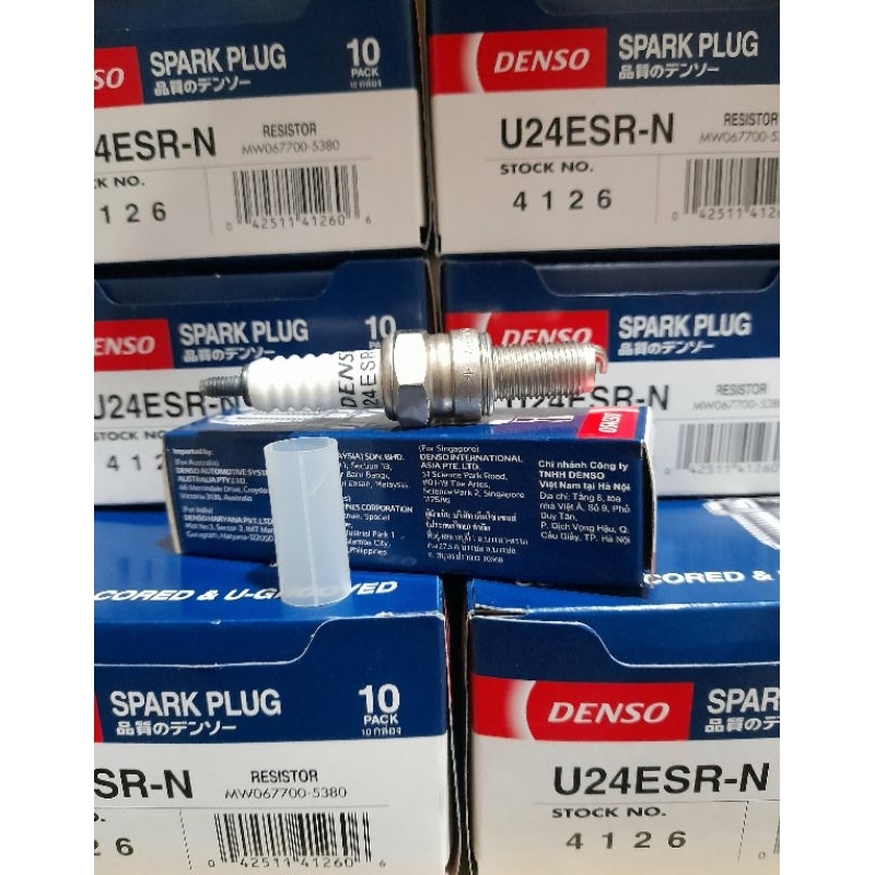 BUSI DENSO U24ESR-N U24ESRN CR8E INJECTION VIXION NINJA 250 BEAT KHARISMA DENSO