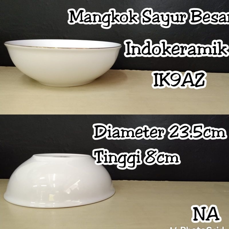 Mangkok Sayur Besar Indo keramik 23.5 / Mangkok indo keramik 9az