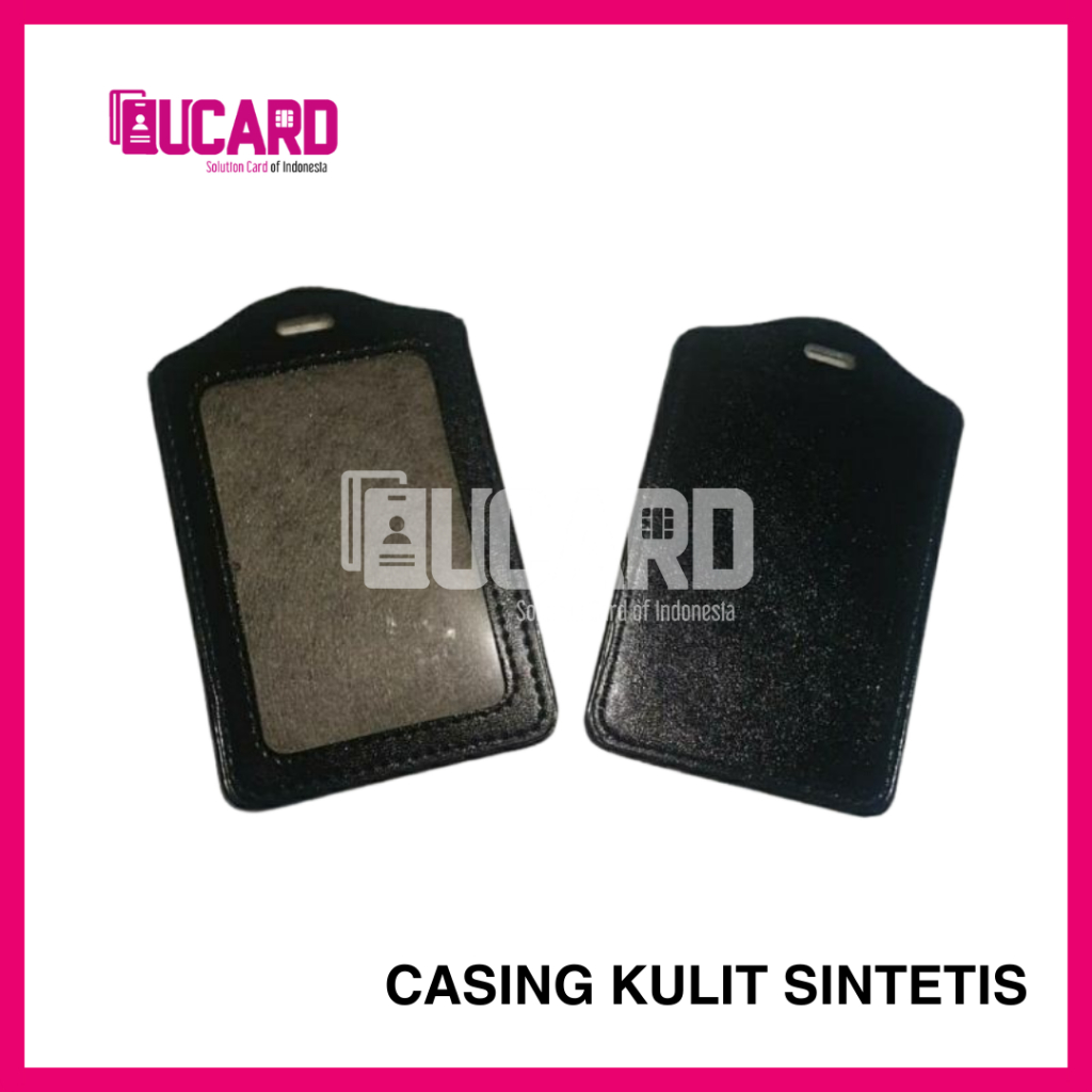 

CASING ID CARD KULIT SINTETIS / GANTUNGAN ID CARD / ID CARD HOLDER