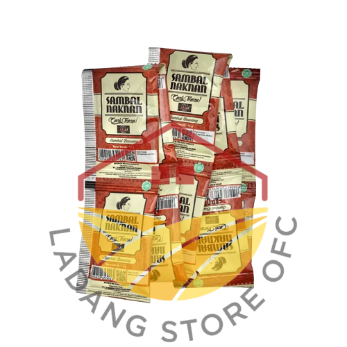 

Sambal Naknan Per 10 Sachet Sambal Bawang Enak Tenan!! BEST SELLER!