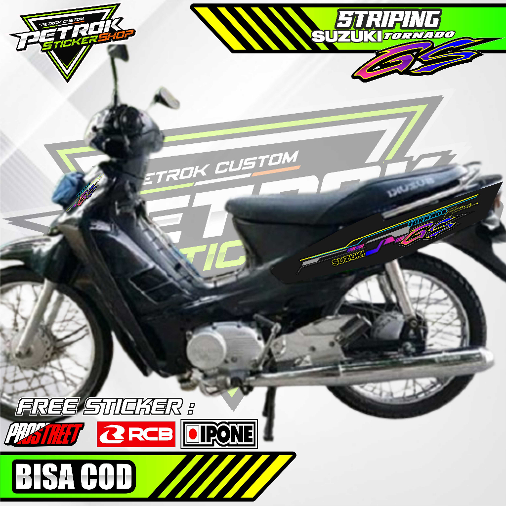 STRIPING VARIASI SUZUKI GS TORNADO 110 1996 / STICKER LIST MOTOR SUZUKI GS TORNADO
