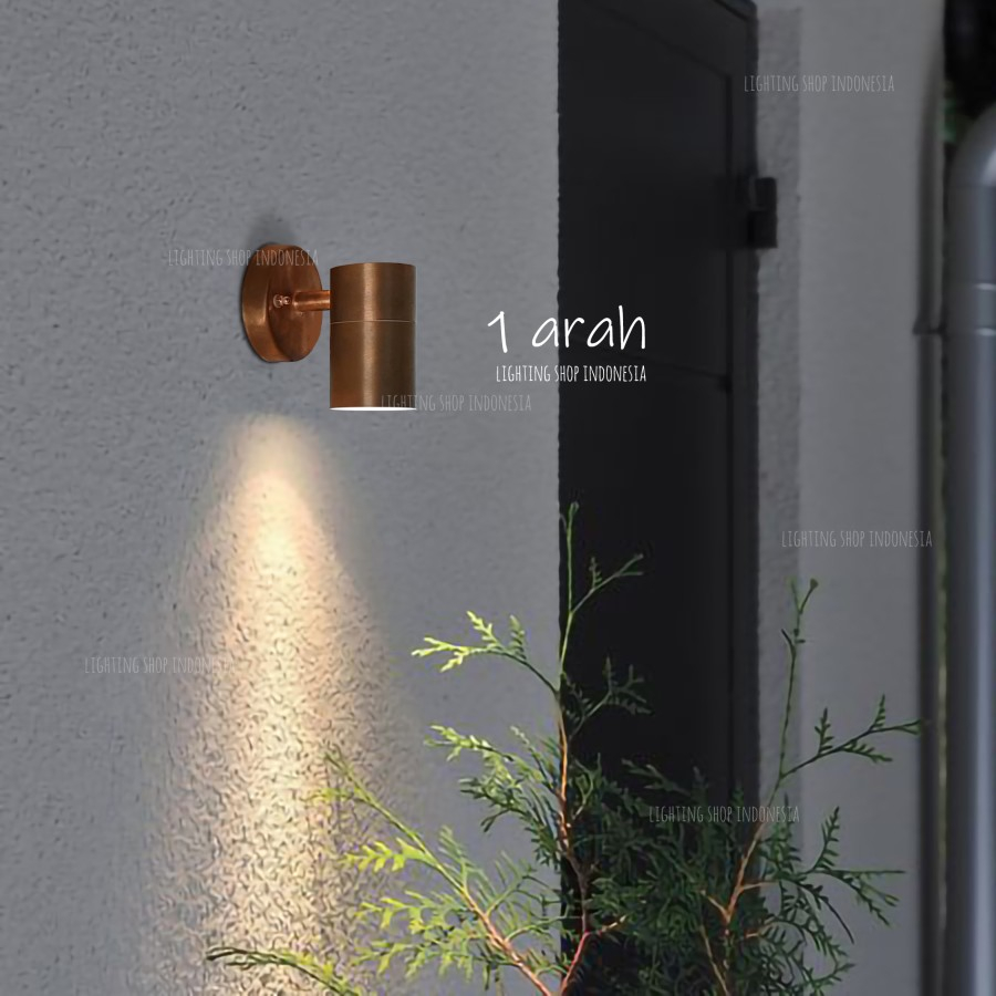 Lampu Dinding 1Arah 2Arah Body Tembaga Minimalis Klasik Original High Quality Drip5588