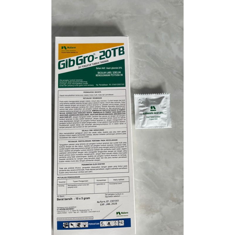 GIBGRO ZPT -20TB | 1 tablet