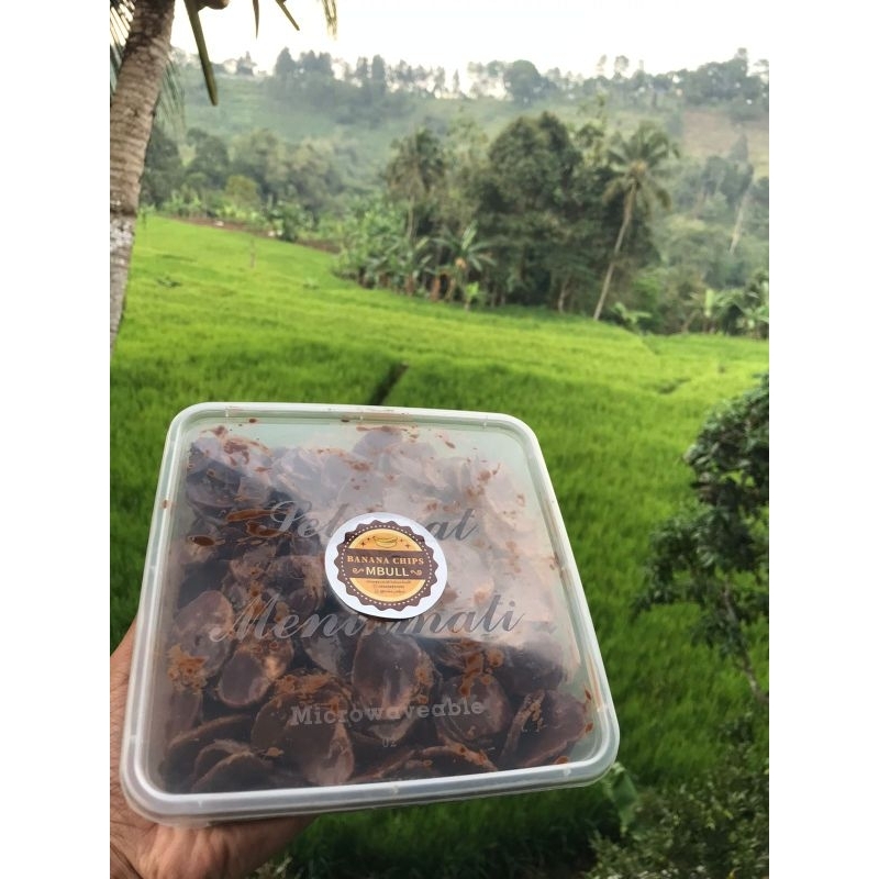 

KRIPIK PISANG LUMER COKLAT 1/2 kg murah