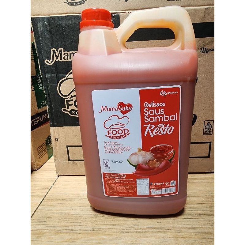 

Saus Saos Sambal Tomat Jerigen Mamasuka 5.7kg