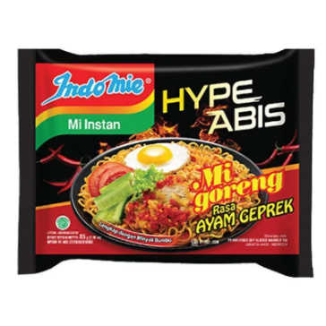 

Indomie goreng ayam geprek