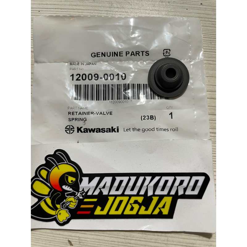 Retainer klep titanium batang 4,5 kx original Kawasaki 12009-0010