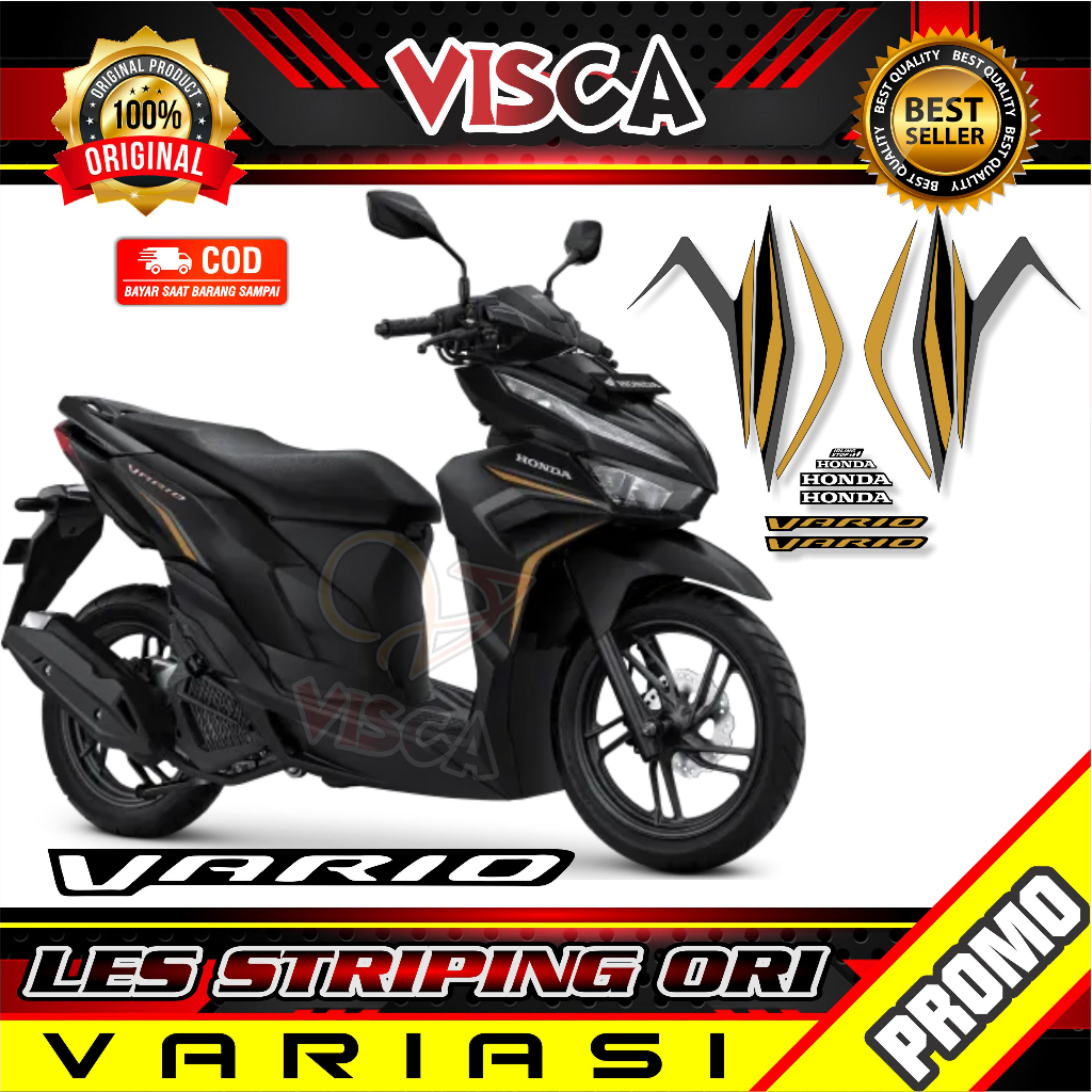 Stiker Motor Vario - Striping Vario New - Striping Vario 125 - Striping Ori Vario 125 2023 - Les Var