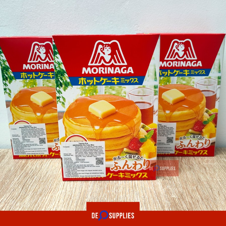 

Morinaga Tepung Pancake Jepang Hot Cake Mix 300g - Waffle Instan Japan