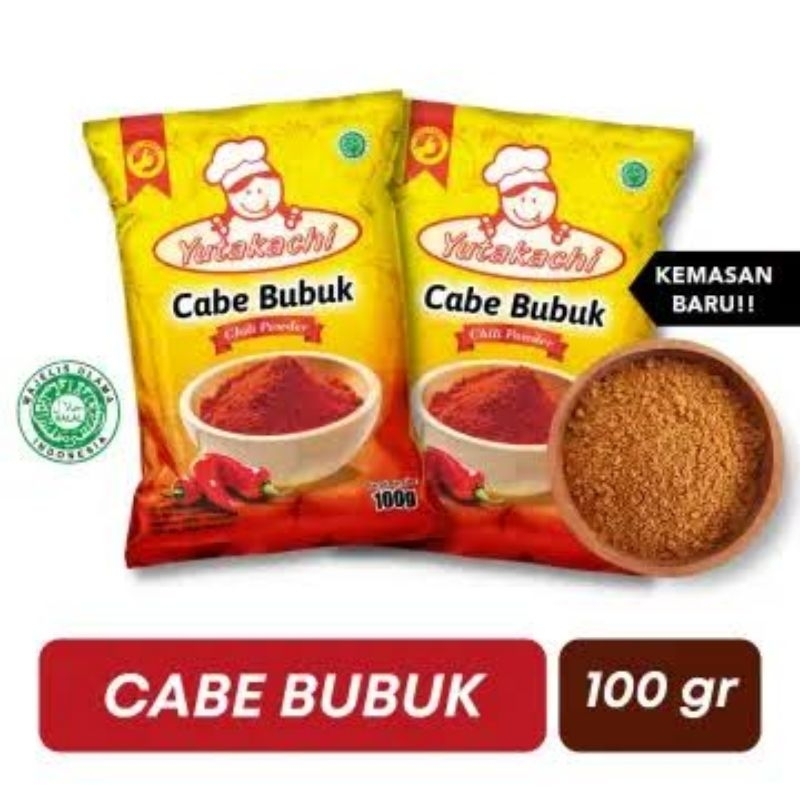 

(3 BUNGKUS) BUBUK CABE YUTAKACHI 100GR