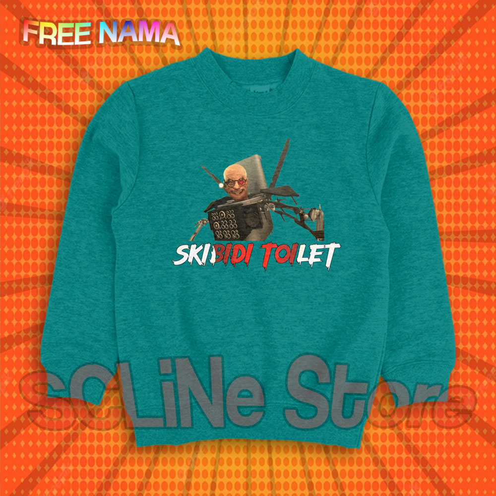 JAKET ANAK Skibidi Toilet SWEATER ANAK Skibidi Toilet Upgrade Skibidi Toilet 60