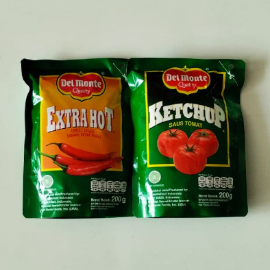

Del Monte Saus Tomat dan Extra Hot Pouch 200 gram